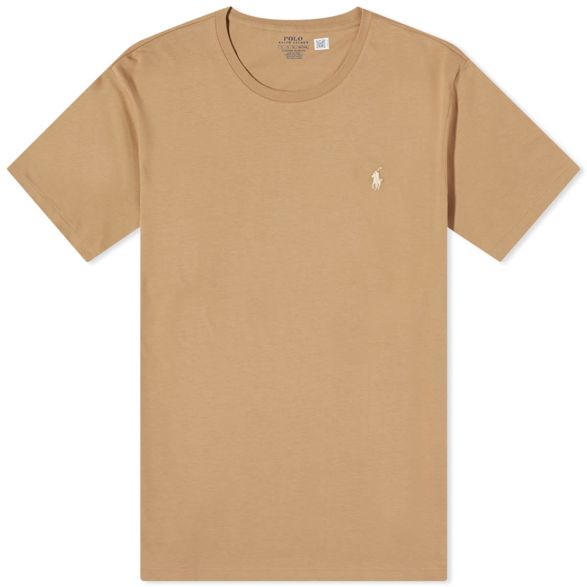 Tričko Polo by Ralph Lauren Custom Fit T-Shirt Béžová | 710671438329, 0