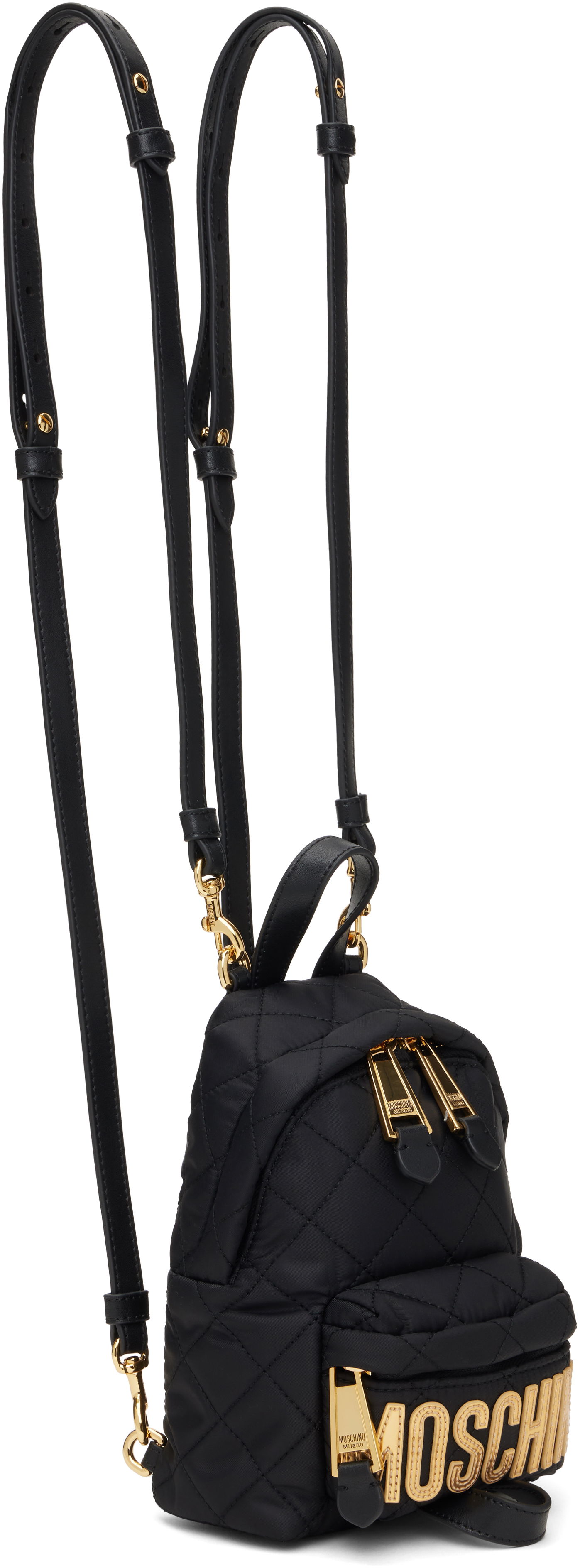 Moschino Quilted Mini Backpack
