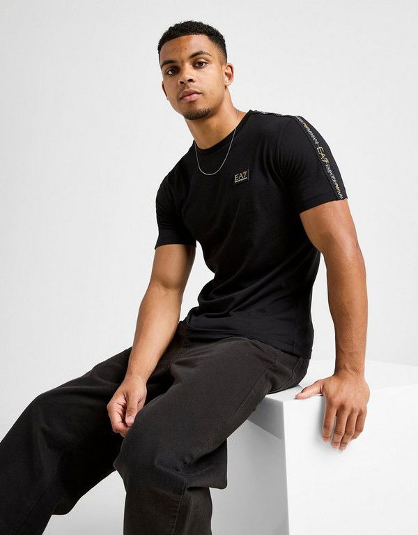 Tričko Emporio Armani Emporio Armani 7 Tape Badge T-Shirt Čierna | AF132447M001151UC001, 0