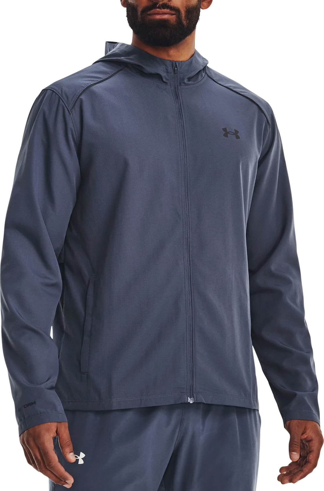 Bunda Under Armour Storm Run Hooded Jacket Šedá | 1376795-044, 0