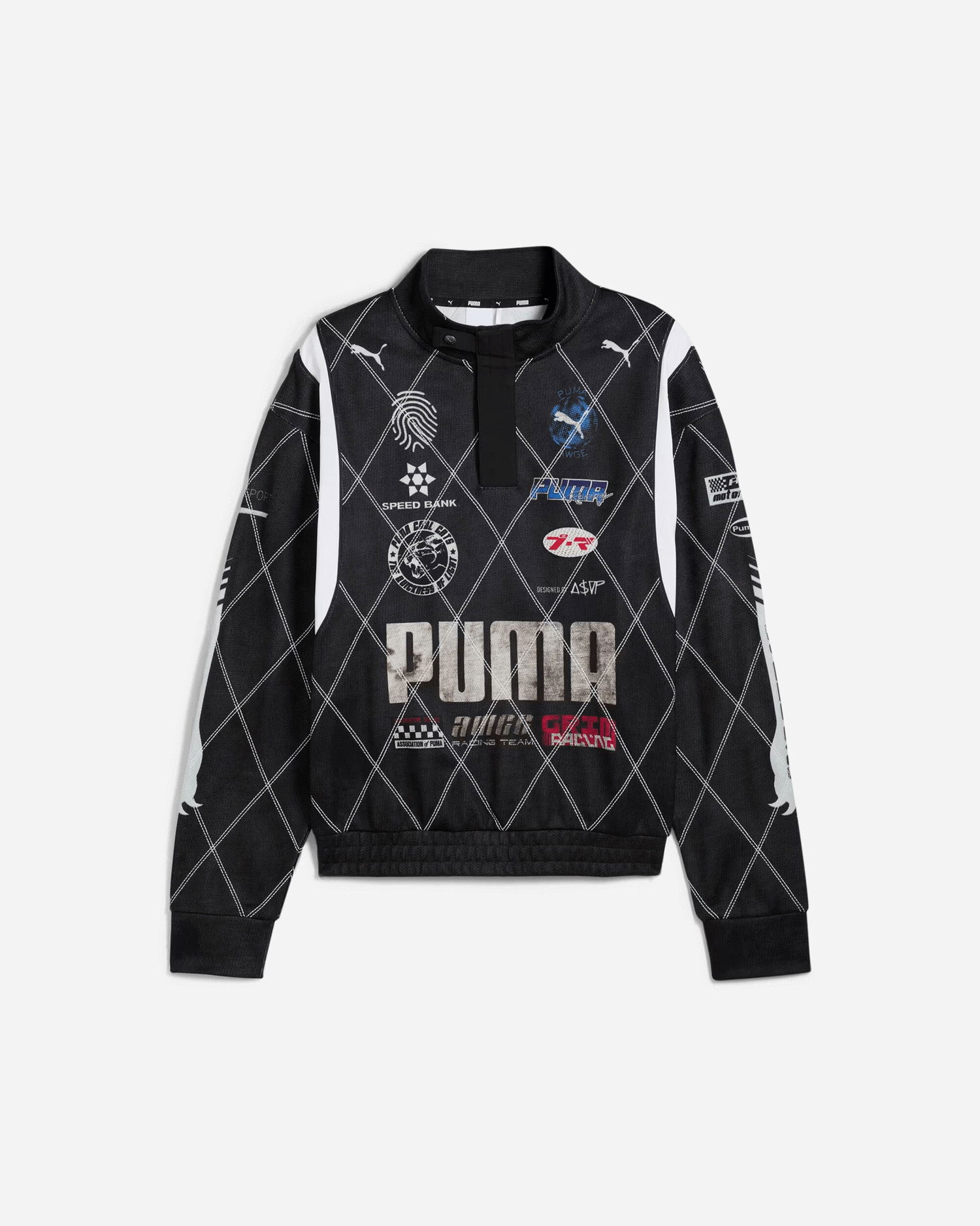 Mikina Puma A$AP Rocky Distressed Sweatshirt Čierna | 631126-01, 0