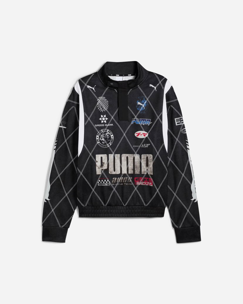 Mikina Puma A$AP Rocky Distressed Sweatshirt Čierna | 631126-01