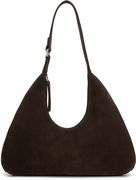 BY FAR Amber Suede Shoulder Bag
