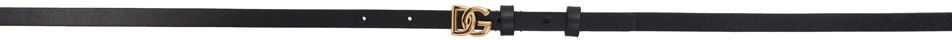 Opasok Dolce & Gabbana Black DG Belt Čierna | BE1588 AD986, 0