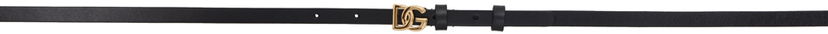 Opasok Dolce & Gabbana Black DG Belt Čierna | BE1588 AD986