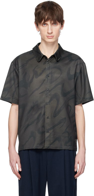 Košeľa Dime Dime Chilling Satin Shirt Zelené | DIMESP259BLK, 0