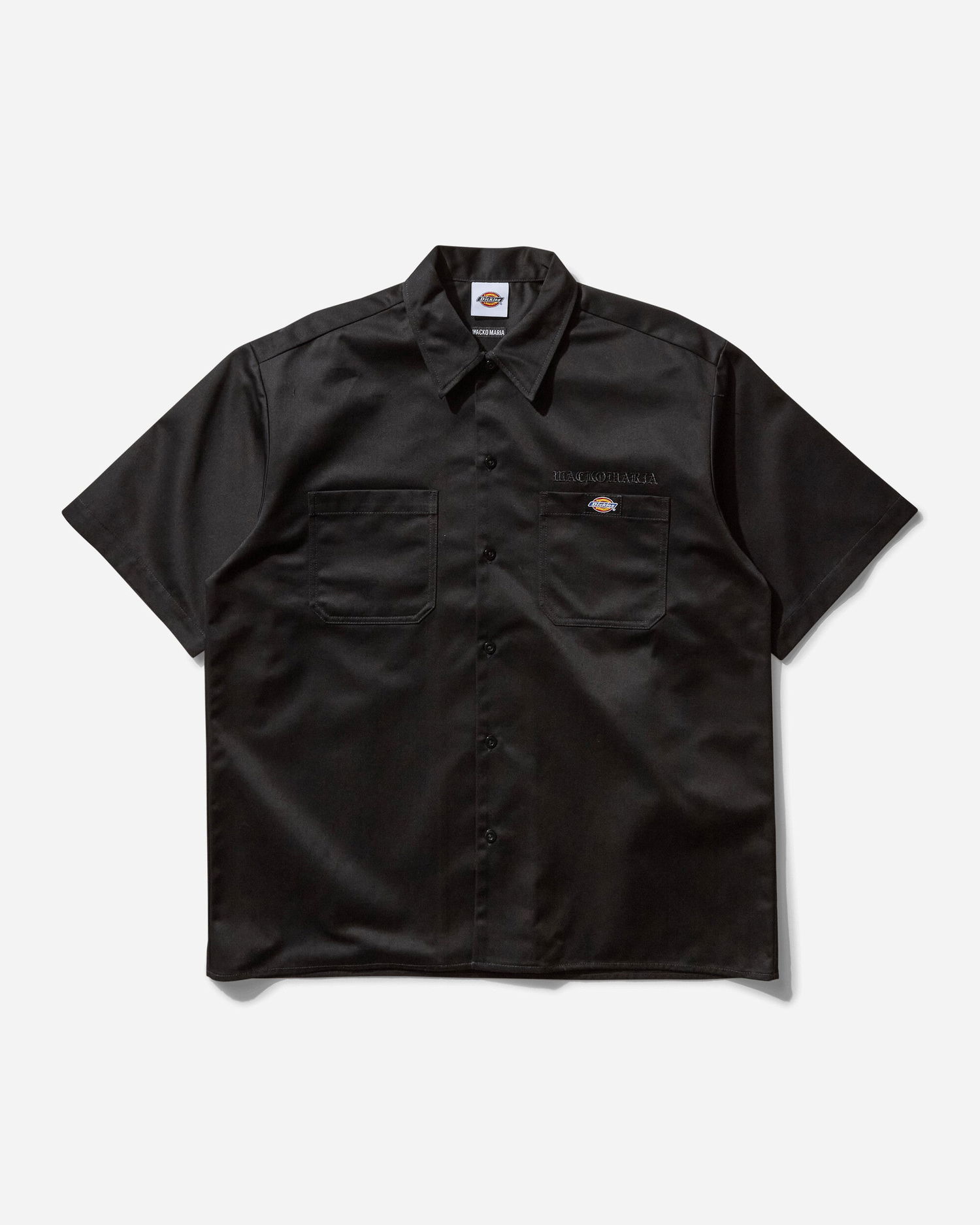 Košeľa WACKO MARIA Dickies Work Shirt Type-1 Čierna | 25SS-WMS-DC01 BLACK, 0