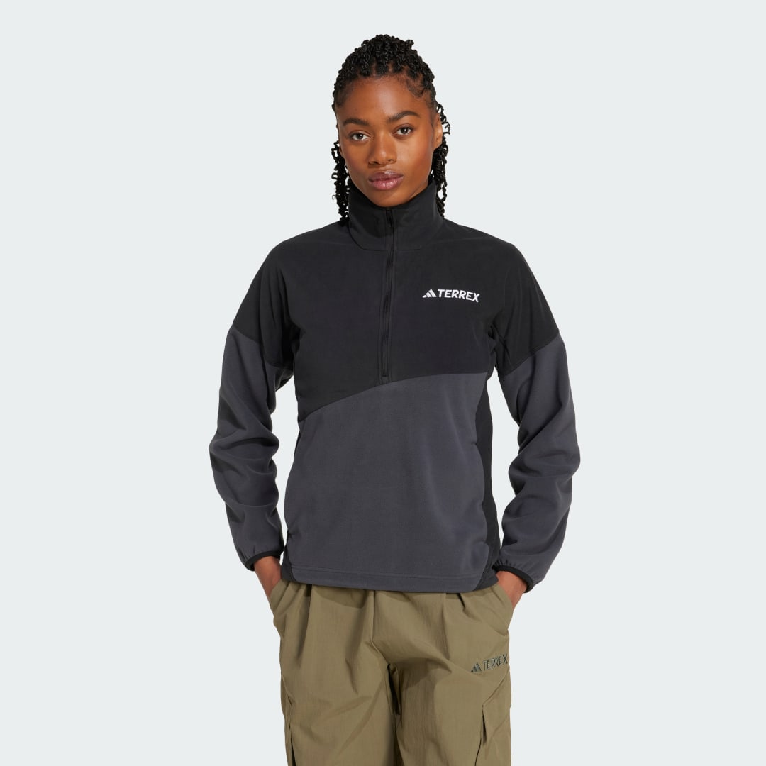 Sveter adidas Performance Terrex Multi Climawarm Fleece Jacket Čierna | JE1355, 0