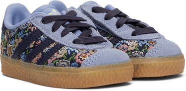 Tenisky a topánky adidas Originals Gazelle x Liberty London Comfort Closure Elastic Lace Fialová | JH5208, 3