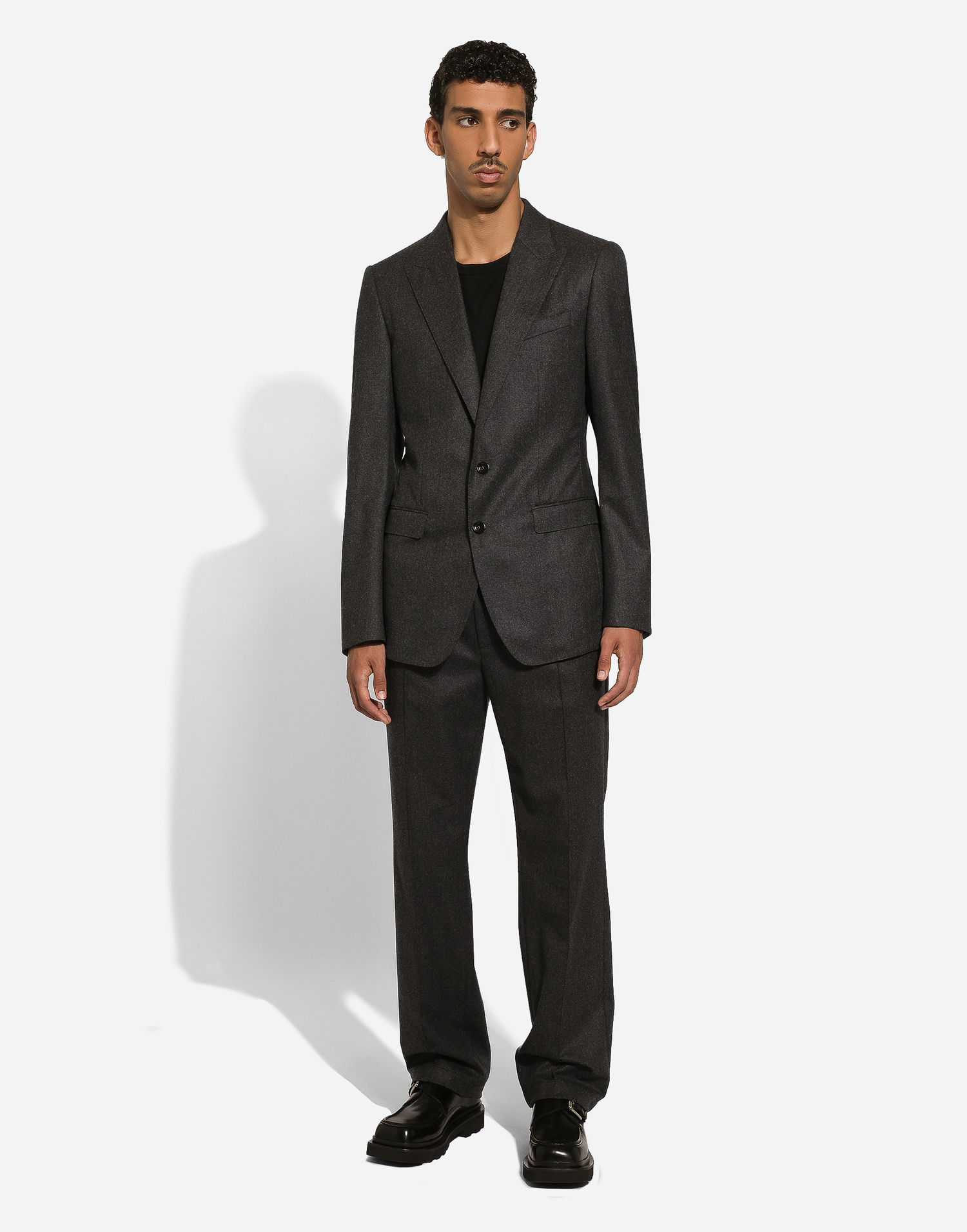 Bunda Dolce & Gabbana Single-breasted Wool Taormina-fit Jacket Šedá | G2TL2TFU21QS8290, 1