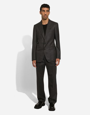 Bunda Dolce & Gabbana Single-breasted Wool Taormina-fit Jacket Šedá | G2TL2TFU21QS8290, 1