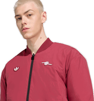Bomber bunda adidas Performance Arsenal Terrace Icons Bomber Jacket Červená | JM9404, 3