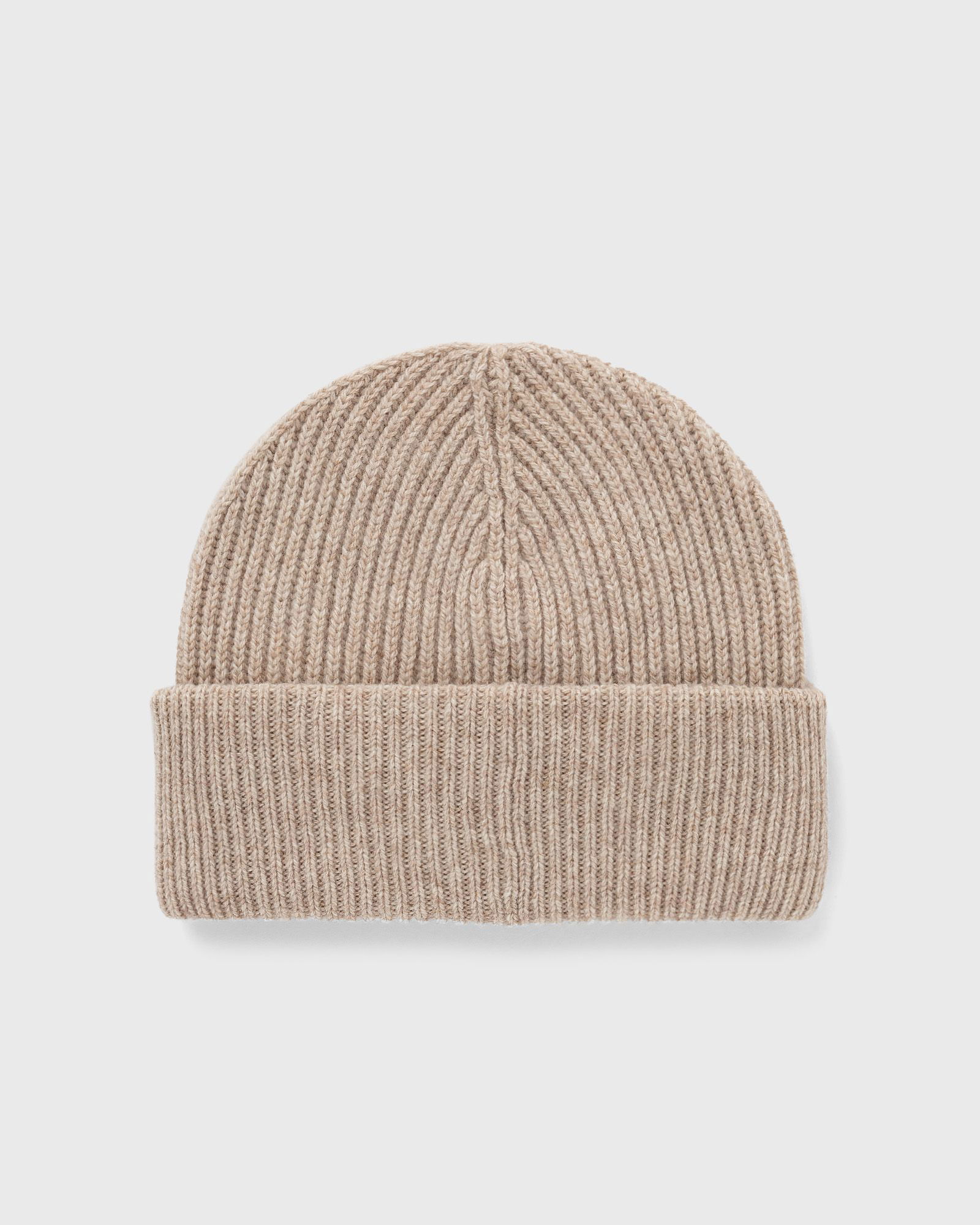 Light Structured Rib Knit Beanie