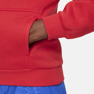 Mikina Nike Nike Sportswear Club Fleece Hoodie Červená | FD3000-657, 4