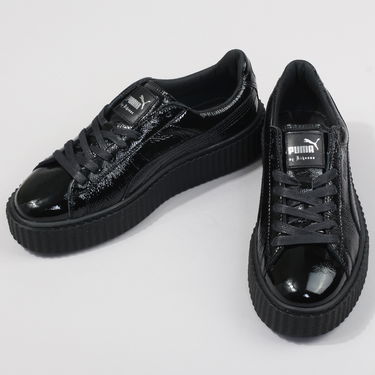 Tenisky a topánky Puma Creeper Wrinkled Patent Čierna | 364465 01, 2