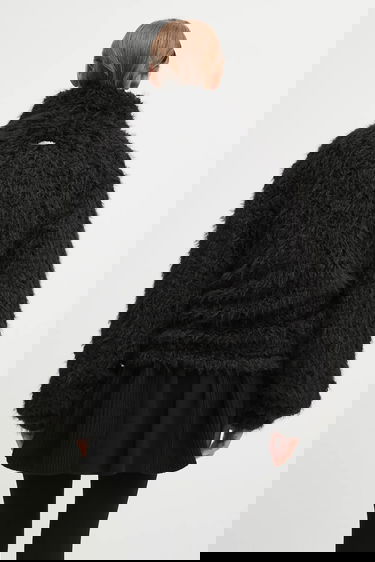Bunda HELIOT EMIL Heliot Emil Shaggy High Neck Jacket Čierna | AW25.W.02.168.BLK01, 2