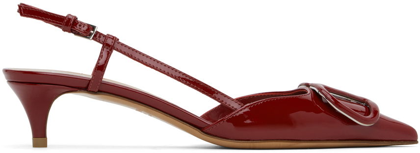 Tenisky a topánky Valentino Garavani Red VLogo Signature Slingback Heels Vínová | 5W2S0Q70TMK, 0