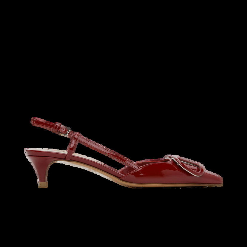 Tenisky a topánky Valentino Garavani Red VLogo Signature Slingback Heels Vínová | 5W2S0Q70TMK