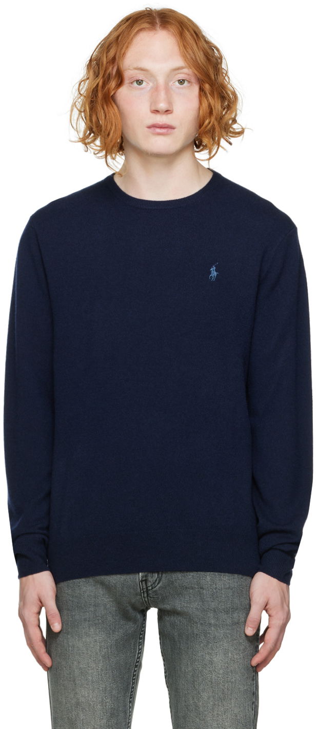 Sveter Polo by Ralph Lauren Crewneck Navy | 710876714001, 0