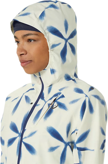 Bunda Asics METARUN SHIBORI WATERPROOF JACKET Biela | 2012d095-200, 2