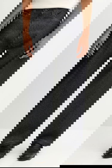 Džínsy Carhartt WIP Brandon Pant Dark Wash Wide-Leg Jeans Čierna | I035893.101, 0