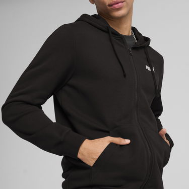Mikina Puma Essentials Logo Full Zip Hoodie Čierna | 682588_01, 4