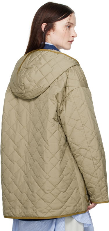 Prešívaná bunda A.P.C. Hooded Quilted Jacket Zelené | PSAKJ-M32005, 2