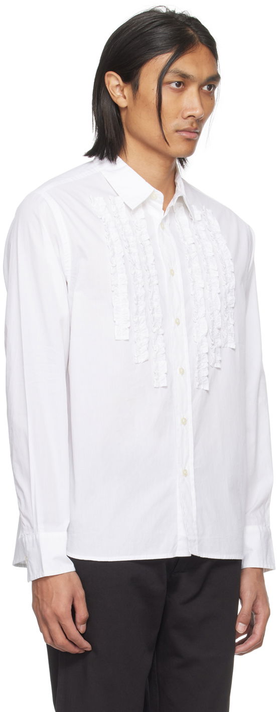 Košeľa Universal Works Universal Works Frill Shirt Biela | P2926, 1