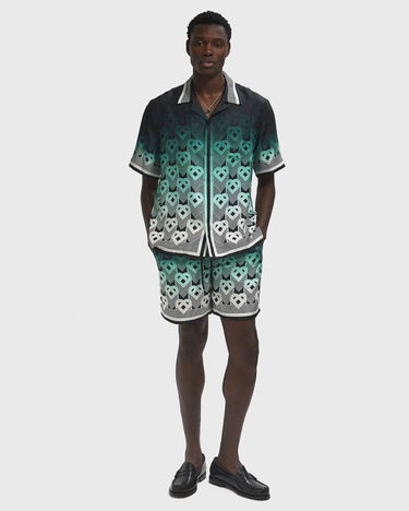 Šortky Casablanca Printed Drawstring Shorts Čierna | MPF25-TR-012-01, 1
