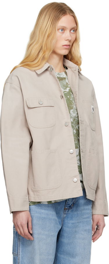 Bunda Carhartt WIP Women's OG Michigan Chore Coat Béžová | I034843_8, 2