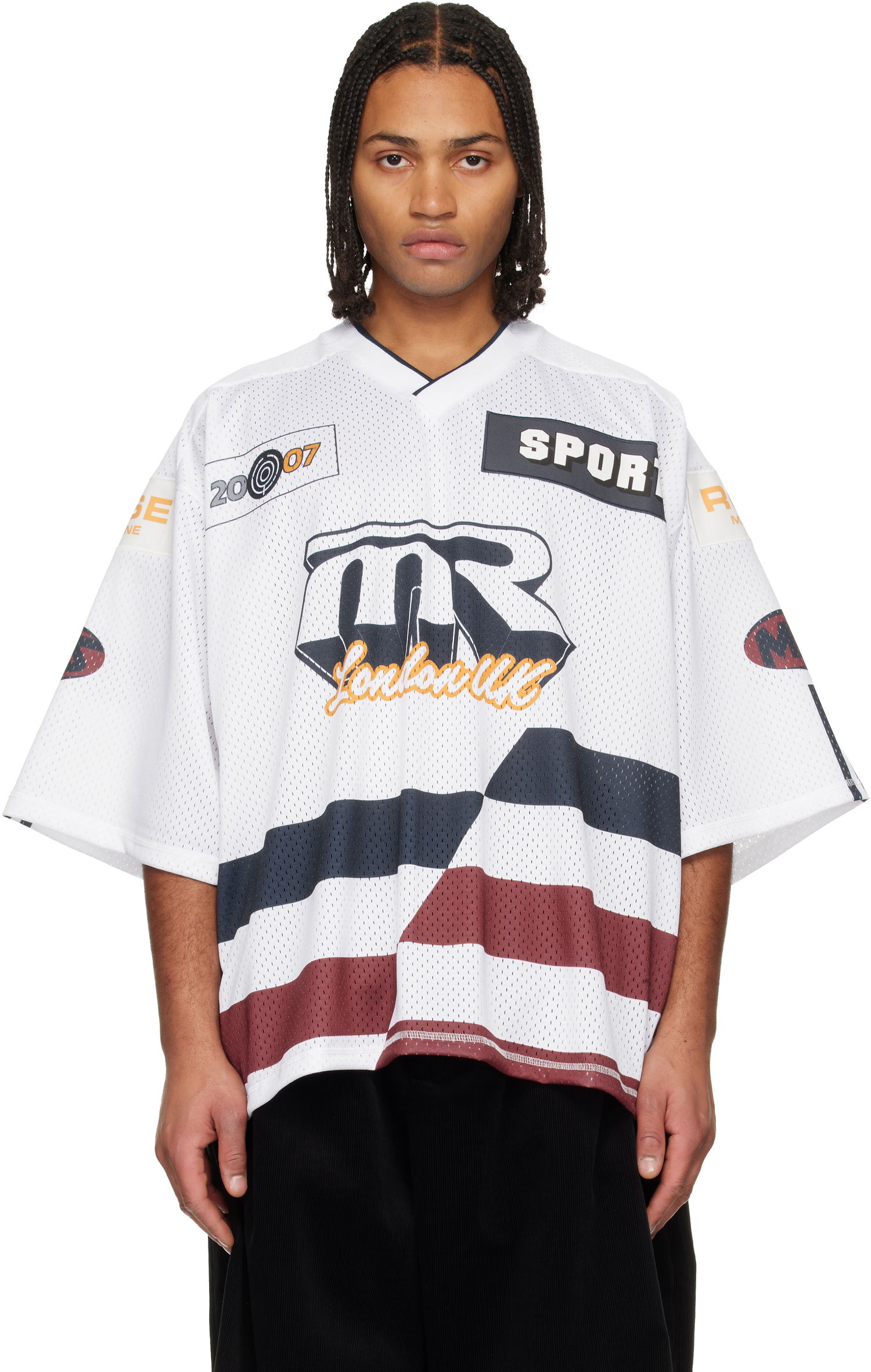 Dres Martine Rose Martine Rose Oversized Hockey T-shirt Rôznofarebný | 129JT10052, 0