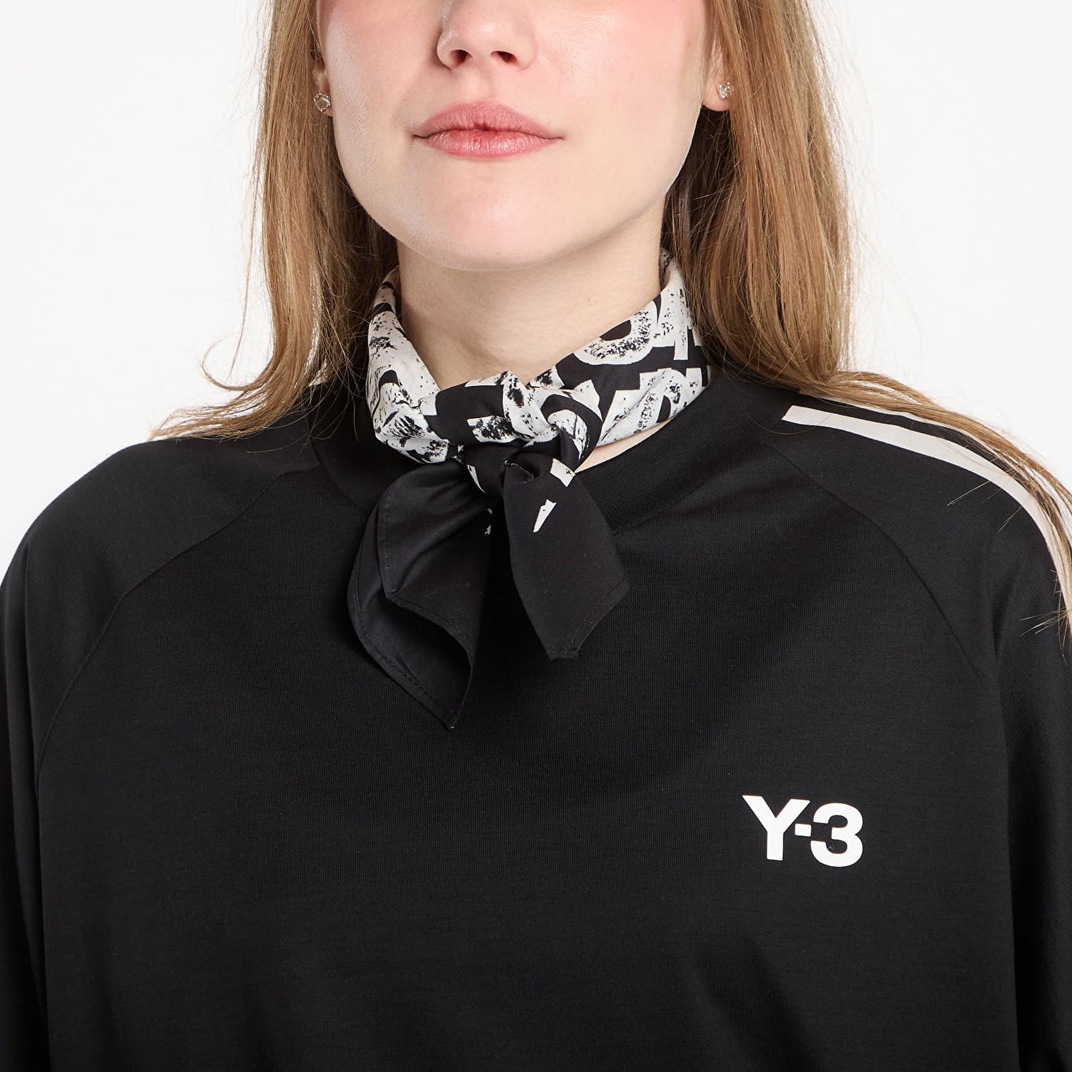 Šál Y-3 Y-3 Graphic Bandana Čierna | KD0201, 1