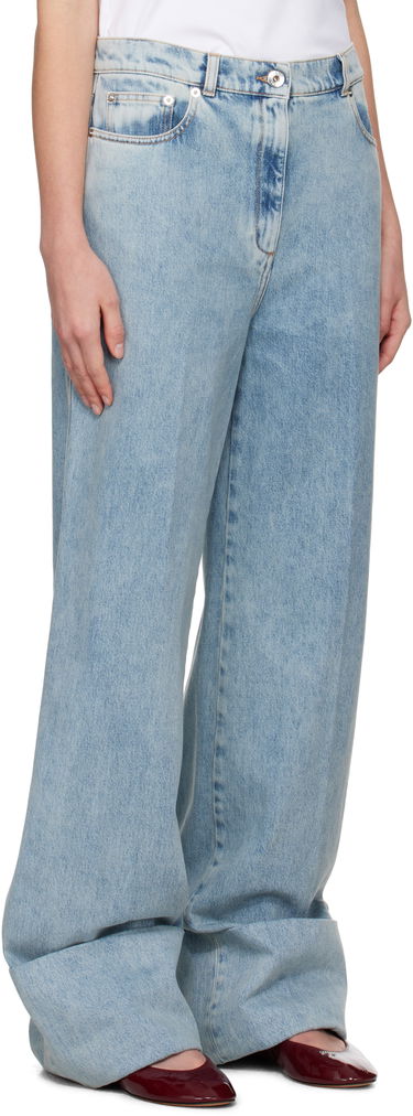 Džínsy LANVIN Lanvin Wide-Leg Jeans Modrá | RW-TR0310-D087-P25, 1