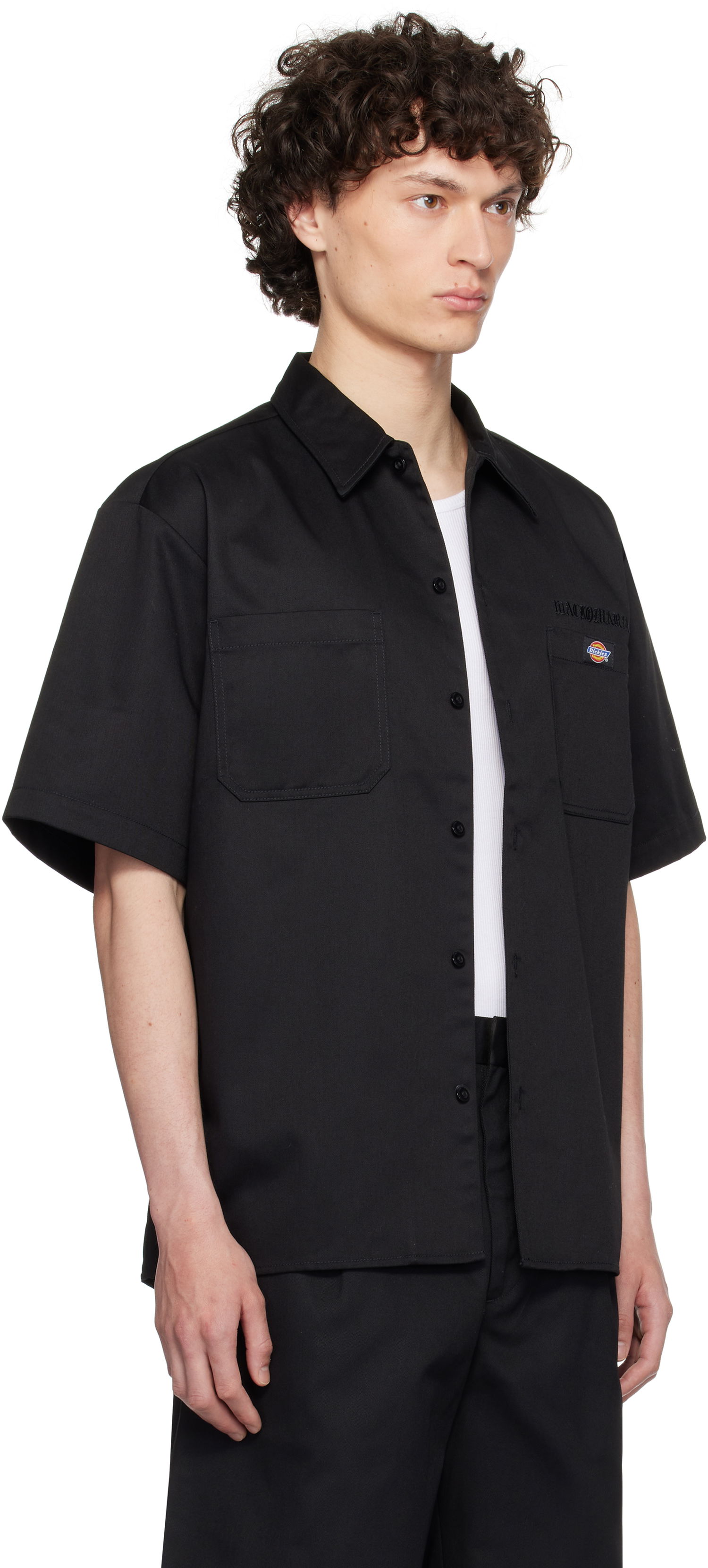 Košeľa WACKO MARIA WACKO MARIA x Dickies Edition Work Shirt Čierna | 25SS-WMS-DC01, 1
