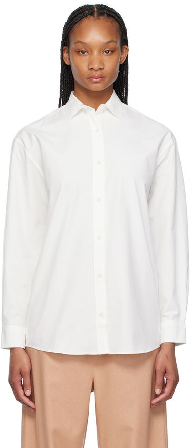 Košeľa Baserange Long Sleeve Button Up Shirt Biela | SHOL-CO-SU24, 0