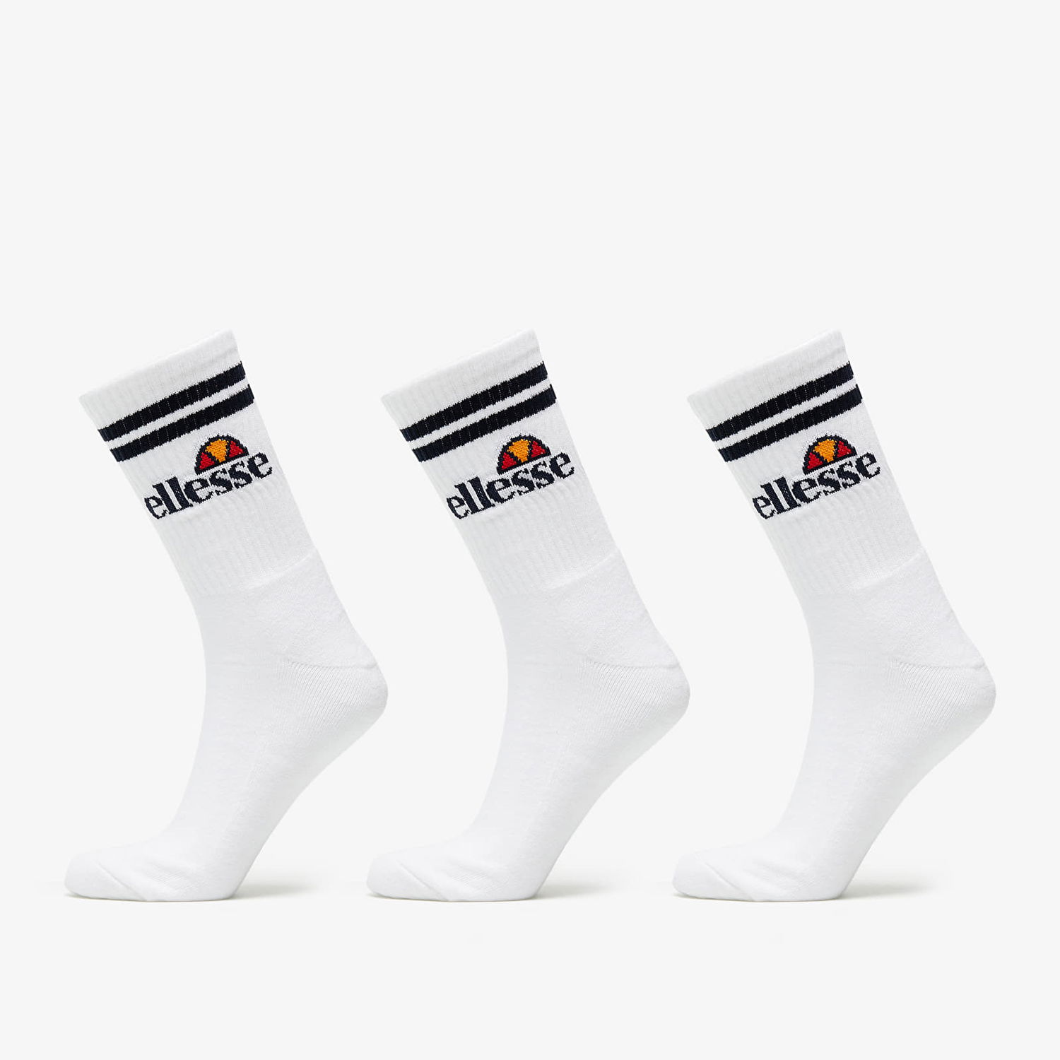 Ponožky Ellesse Pullo Socks 3-Pack Biela | SAAC0620 White, 0