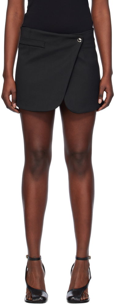 Sukňa Coperni Coperni Tailored Asymmetrical Miniskirt Čierna | COPJ24111, 0