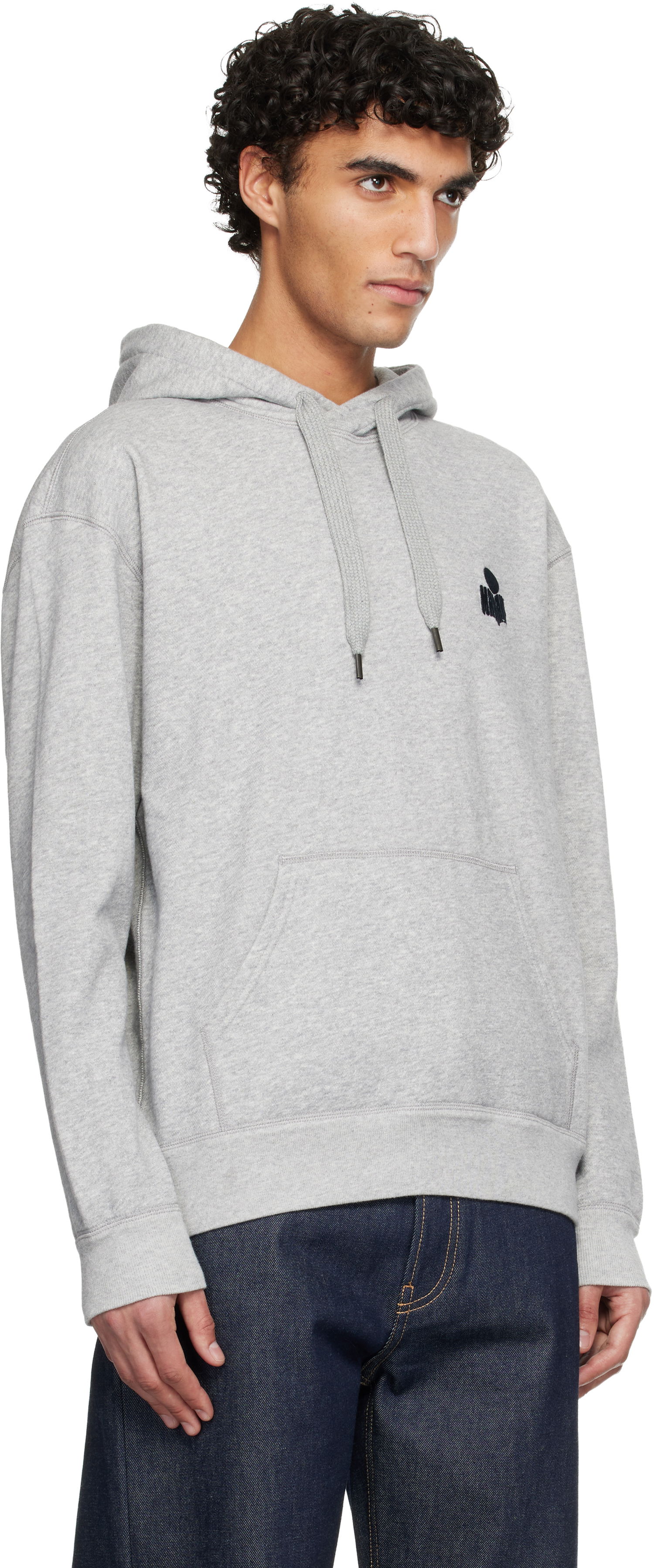 Mikina ISABEL MARANT Isabel Marant Matte Hoodie Šedá | SW0050HA-D1M05H, 1