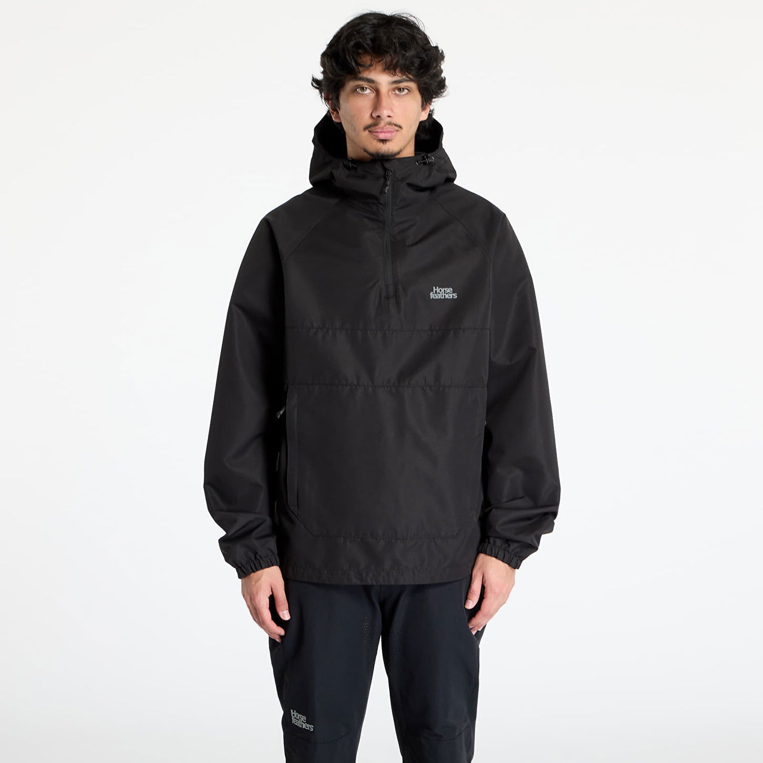 Vetrovka Horsefeathers Horsefeathers Landon Anorak Jacket Čierna | TM064B, 0