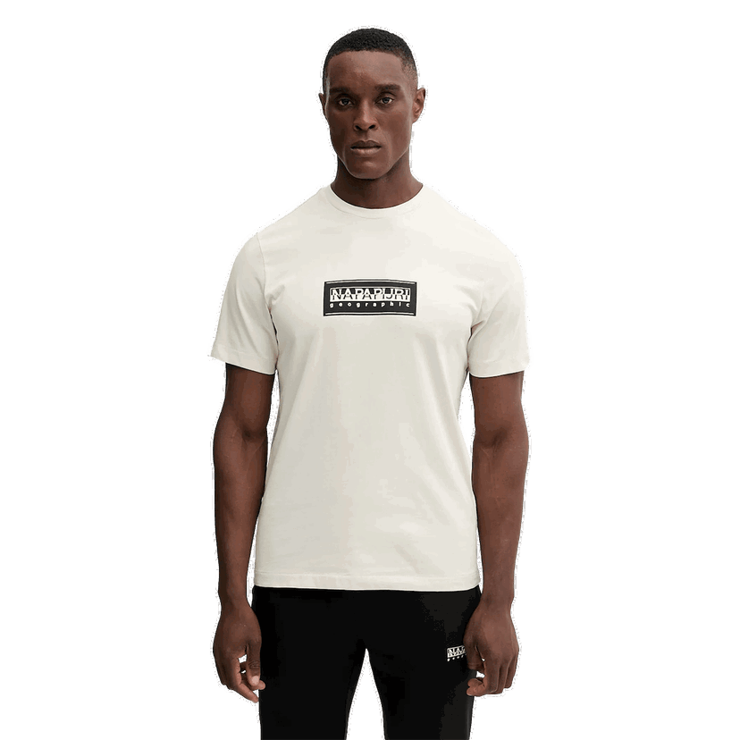 Tričko Napapijri Napapijri S-Box Logo T-Shirt Biela | NP0A4I3LN1J1