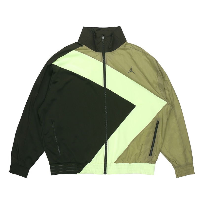 Vetrovka Jordan Jordan Wings Diamond Contrasting Colors Jacket Zelené | CI7916-355