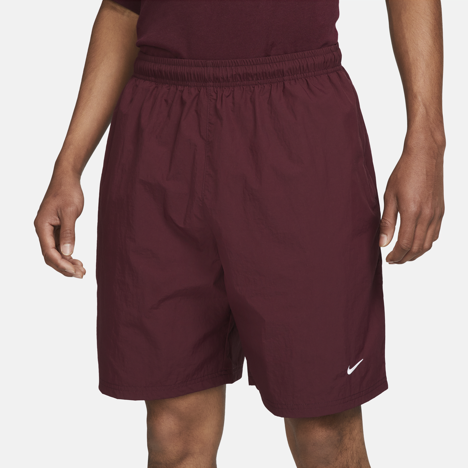 Šortky Nike Solo Swoosh Woven Shorts Vínová | DX0749-681, 1