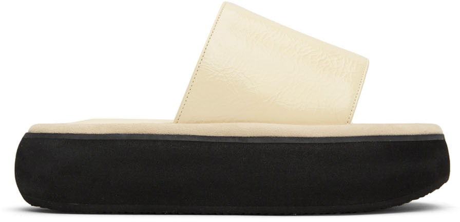 Plavky OSOI OSOI Boat Padded Platform Slides Béžová | 22SS030-14-01, 0