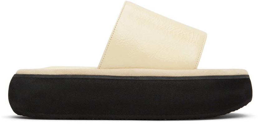 Plavky OSOI OSOI Boat Padded Platform Slides Béžová | 22SS030-14-01