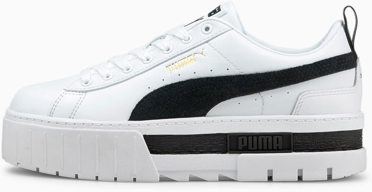 Tenisky a topánky Puma Mayze Leather W Biela | 381983-001, 1
