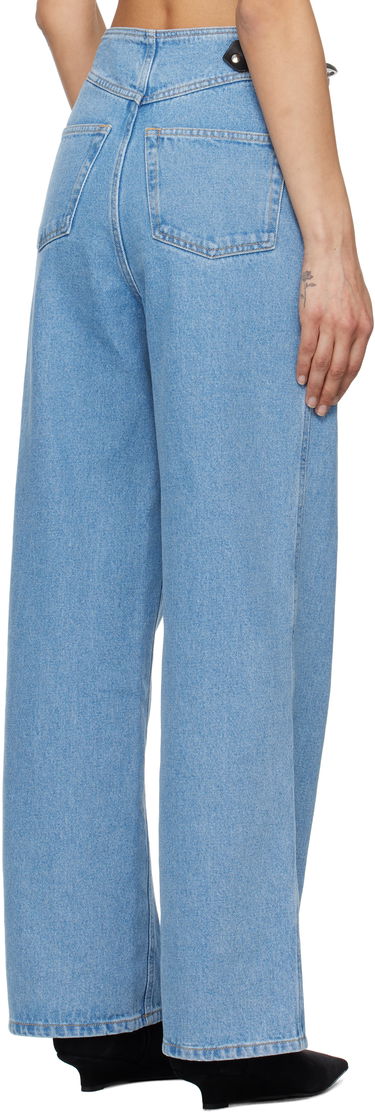 Džínsy Nanushka Nanushka Makena Wide Leg Jeans Modrá | NW25RSPA09353, 2