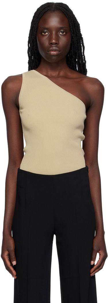 Tielko TOTEME TOTEME Women's Single-Shoulder Tank Top Béžová | 233-5183-755, 0
