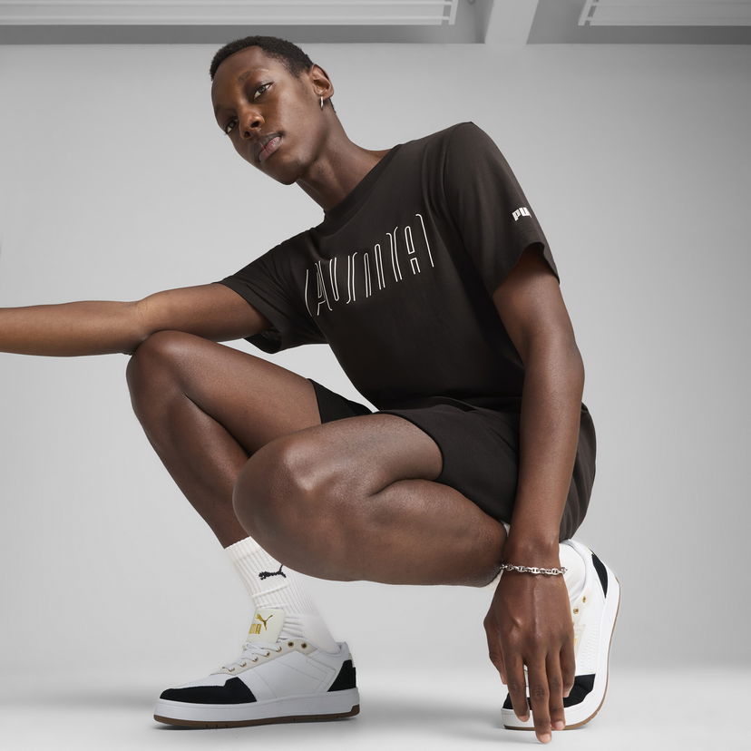 Tričko Puma PUMA Sport Graphic T-Shirt Čierna | 684617_01