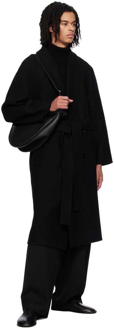 Taška cez rameno The Row Large Slouchy Banana Bag Čierna | W1196M-L129, 3