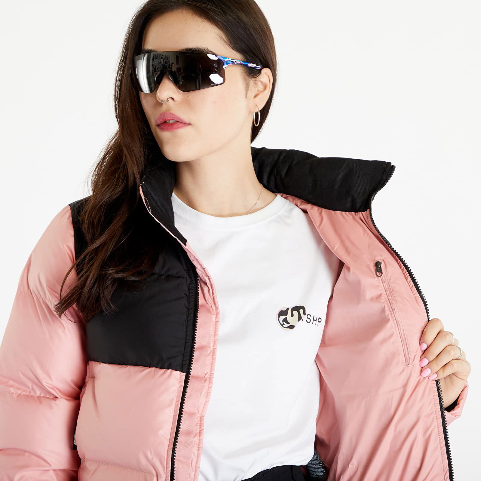 Cropped Saikuru Jacket "Shady Rose/ TNF Black"